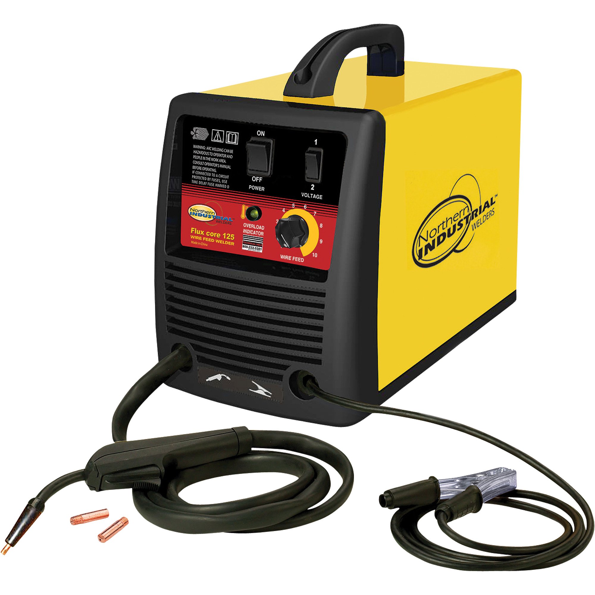 Northern Industrial Welders Reconditioned Flux Core 125 115V Flux Cored Welder — 125 Amp Output